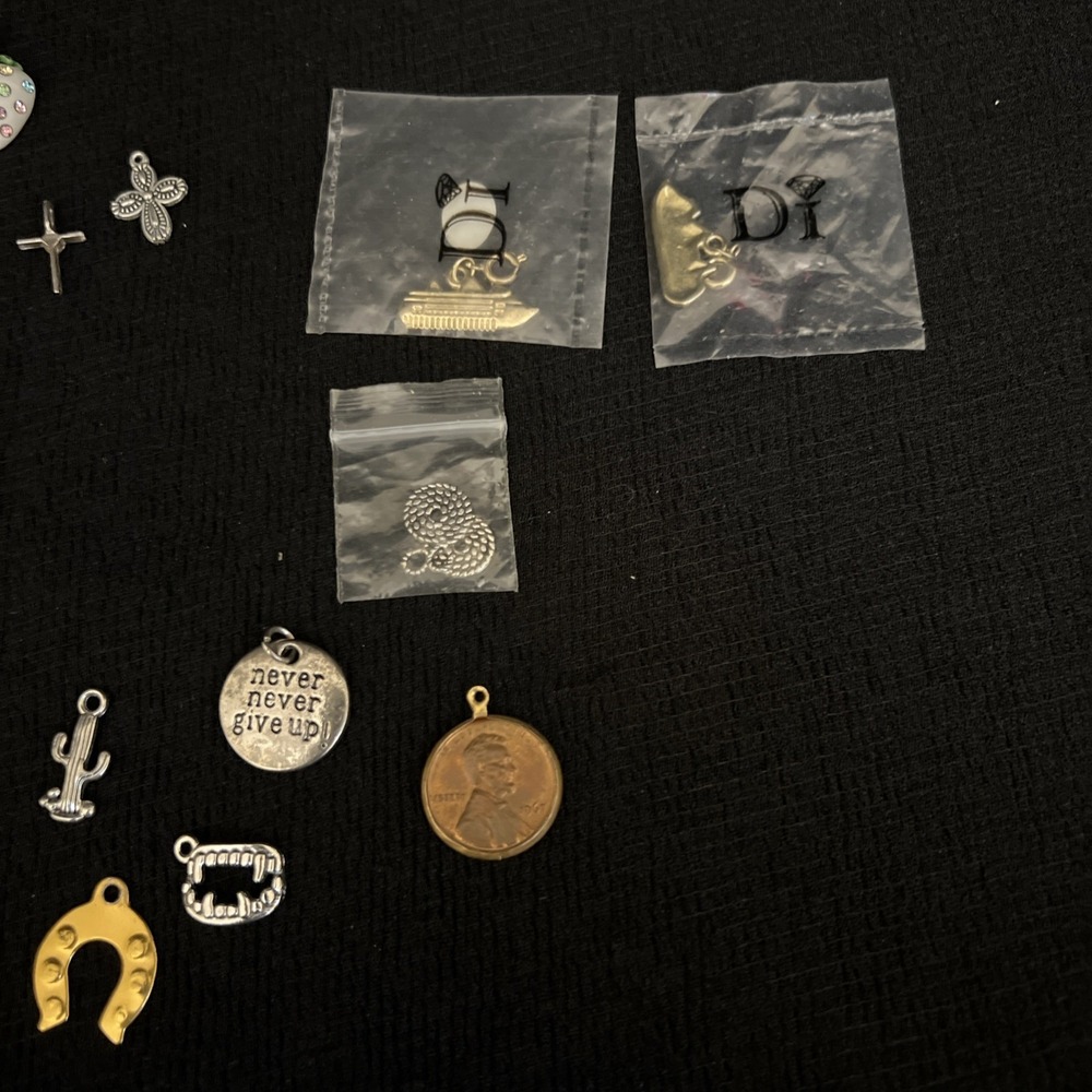 Mixed Charm Lot Jewelry Animals Beach Tropical Paris Fairy Cruise Ship Craft Lot - Picture 4 of 16